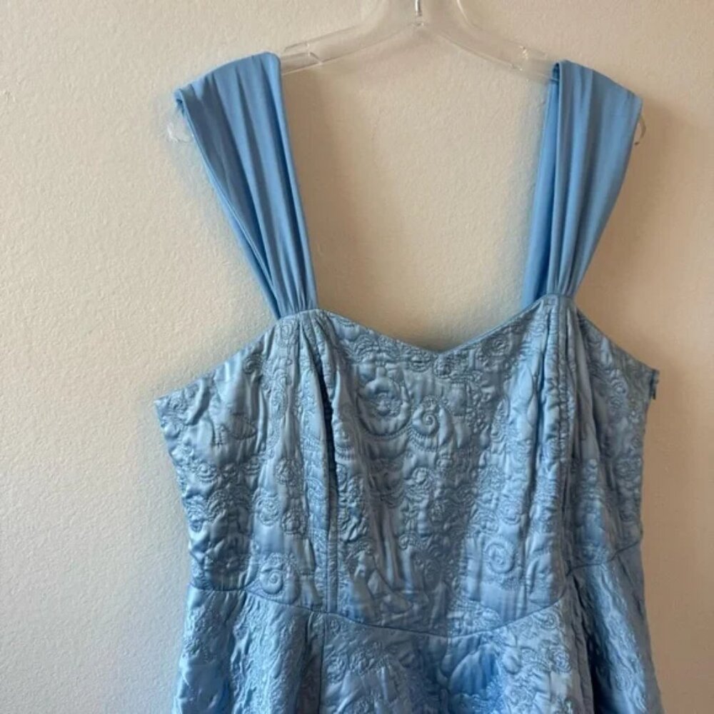 NWT Torrid/Disney Cinderella Light Blue Embroidered Princess Gown - Picture 6 of 13